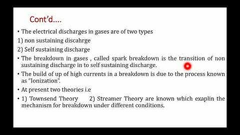 Gases as insulating medium and collision process- By Asst prof K. C. Hanchinal SECAB I. E. T