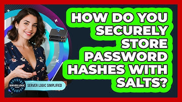 How Do You Securely Store Password Hashes With Salts?
