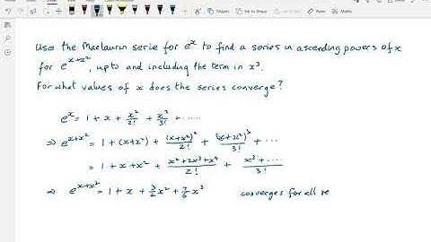 F2 7.3 Series expansions of compound functions