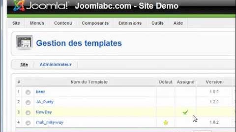 60 assigner template menu joomla