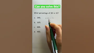How To Solve Math Percentage Word Problem 
