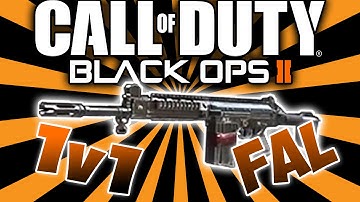 C.O.D BLACK OPS 2 FUN - 1v1 Fal w/ *Friend* - Best Gun or Nah?