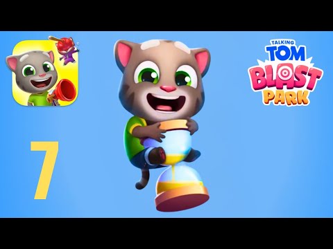 Talking Tom Blast Park Gameplay Second World Walkthrough (Apple Arcade - iOS) #7