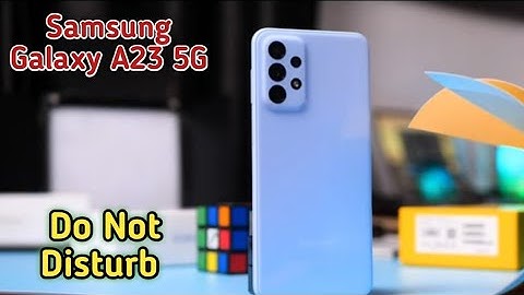 How To Enable Do Not Disturb Setting In Samsung Galaxy A23 5G,Dnd Setting Kaise Enable Kare