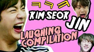 BTS JIN KIM SEOK JIN laughing compilation