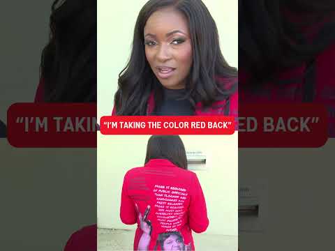 Jasmine Crockett: "I'm taking the color red back."