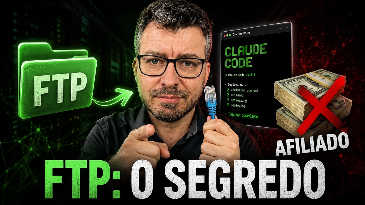 O Que os Afiliados NÃO Te Contam Sobre Criar Sites com Claude Code! (Método FTP)