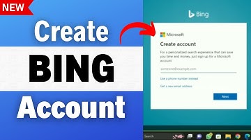 How To Create Microsoft Bing Account (2023) Signup Microsoft Bing Account