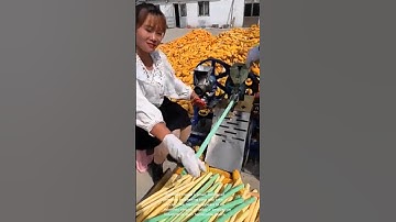 Corn to snack: amazing snack making machine!