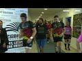 #ZEBvOSP le Zebre entrano in campo acompagnate dal piccolo Edoardo