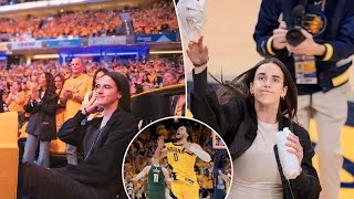 Caitlin Clark Cheers on Boyfriend Connor McCaffery’s Pacers During NBA Playoffs