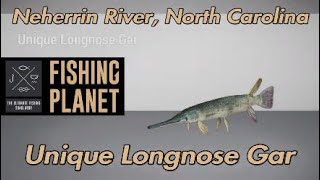 Fishing Planet Unique Longnose Gar Neherrin River North Carolina