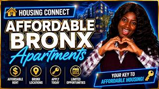 🏠 YOUR BRONX HOME IS WAITING - APPLY FOR AFFORDABLE HOUSING THROUGH NYC HOUSING CONNECT TODAY!