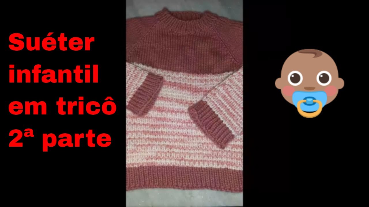 sueter infantil de trico