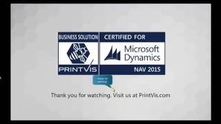 PrintVis Demo: Creating a Job Production Plan