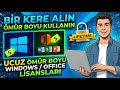 Bir Kere Alın Ömür Boyu Kullanın | Ucuz Ömür Boyu Windows / Office Lisansları