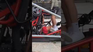 Lady almost breaks her back in gym accident