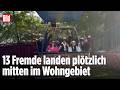 SCHOCK-LANDUNG: Notlandung! Plötzlich landet ein Heißluftballon in einem Garten!