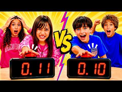 PINK VS BLUE TEAM: INTERNET'S MOST VIRAL TREND CHALLENGES! 🩷💙 #girlsteam