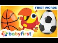 Toddler learning videos w Color Crew & Larry surprise eggs | Learning sports for kids | BabyFirst TV