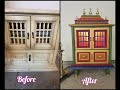 How I have modified a nightstand into traditional pooja mandir, attaching legs, painting and motifs