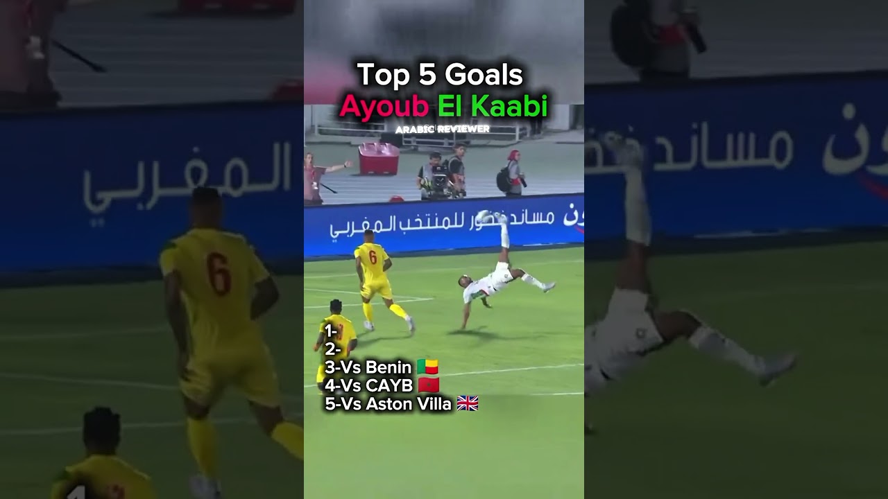 Ayoub El Kaabi is NOT HUMAN! 😱 🇲🇦 (Top 5 Goals)