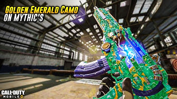 NEW CAMO: GOLDEN EMERALD Showcase on All Mythic