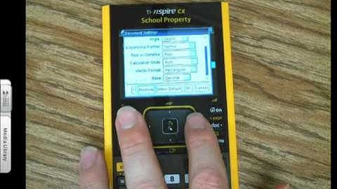 Nspire video on constraining the domain