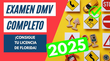 Examen Teórico Licencia de Conducir Florida 2025  | PREGUNTAS REALES