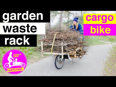 Cargo bike Garden waste rack for Bullitt @cyklamedlastcykel3882