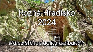 Rožná-Hradisko elbaity a lepidolity 2024