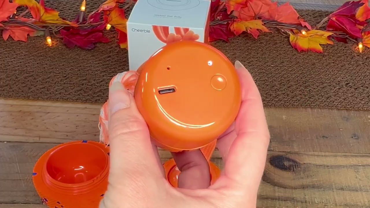 Cheerble Smart Interactive Dog Toy, Wicked Ball Rolly, Automatic Moving, Bouncing, Rotating, E TPU M