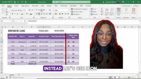 Effortlessly Track Deadlines with Excel: Icon Sets & Conditional Formatting Tutorial #excelshorts
