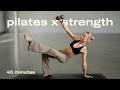 45 Min Full Body Pilates Workout With Weights L Pilates X Strength 