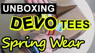 Unboxing DEVO Tees for DEVOtees SPRING WEAR Officially Licensed T-Shirts