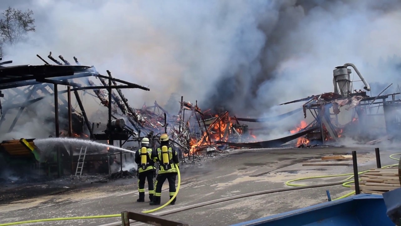 Brennt Sägewerk Ruppertshofen-Hönig Ostalbkreis