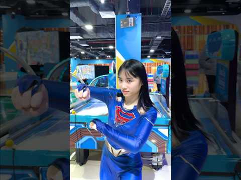 SHK TV - Super Girl show off her superpower 🦸♀️ #spiderman #memes #shorts