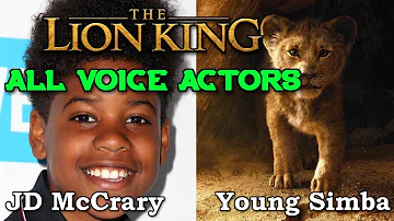 The Lion King Movie All Voice Actors 2019