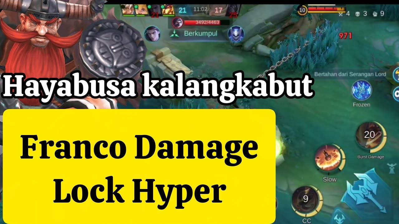 Franco Damage Tetap Harus Rusuh!!!   #mobilelegends #mlbb #franco