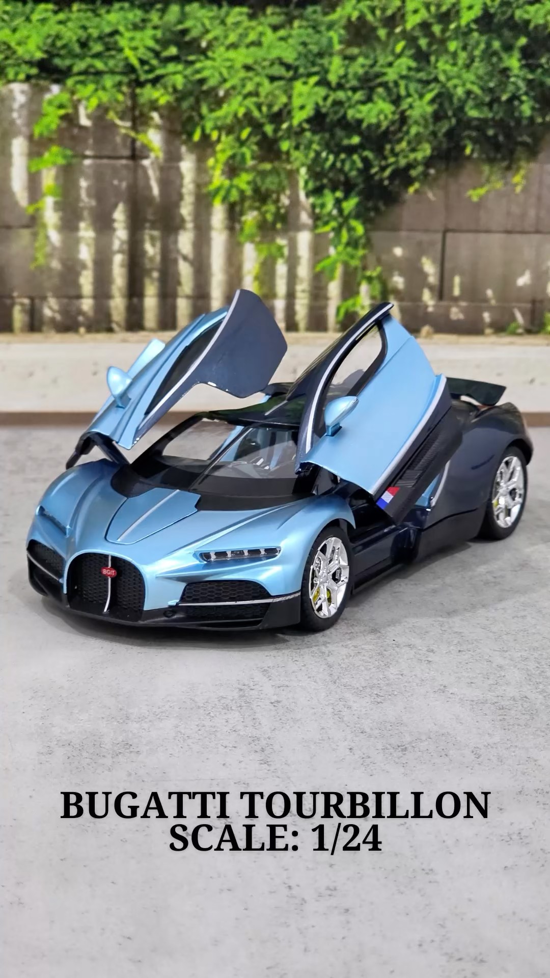 Bugatti Tourbillon Blue 1:24 Diecast 💙 Hypercar Masterpiece