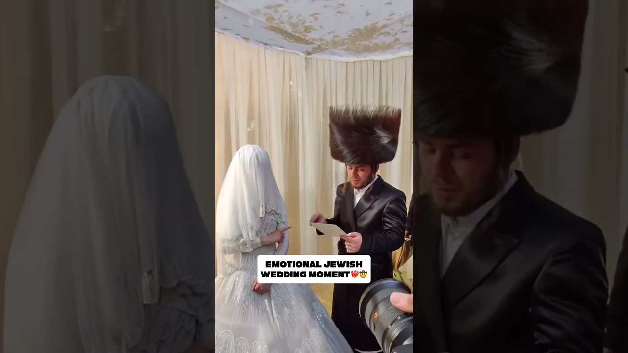 Emotional Jewish wedding moment❤️‍🔥🤠