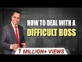 How To Deal with a Difficult Boss Corporate training sessions Video by Vivek Bindra India