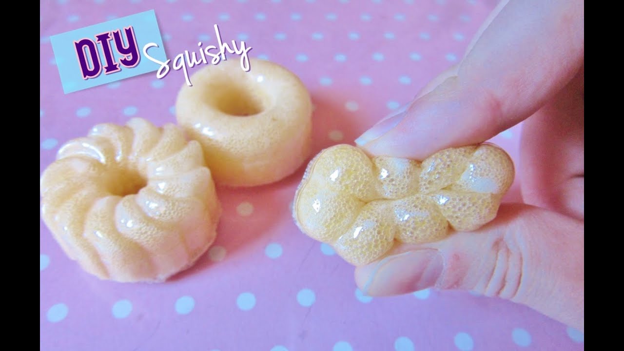 DIY Donut Squishy, handmade - YouTube