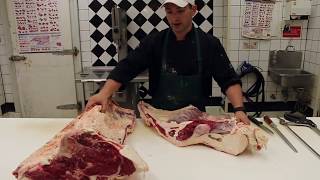 Butchering a Beef Long Loin  Part 1 of 3
