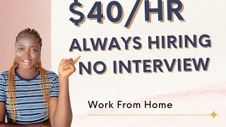 10 remote jobs that hire without interviews(make money online)