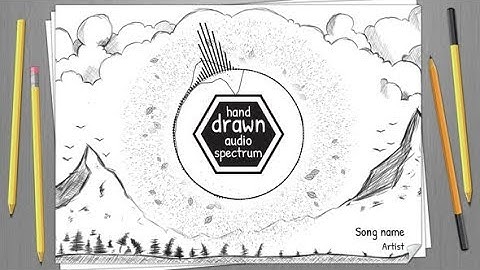 Hand Drawn Audio Spectrum Music Visualizer | After Effects Template