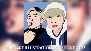 Free Art Illustration and Shoutout! - TSFA Fan Friday Competition