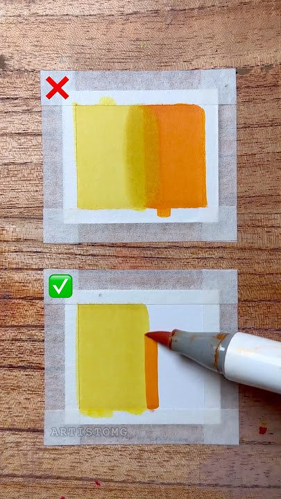 How to Blend Colors with Alcohol Markers! 🤔✨🎨 #art #hack #tutorial