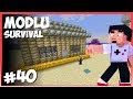 KÖYLÜLERİME ALTINDAN EV YAPTIM - Minecraft Modlu Survival - #40