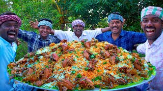 BIRYANI | QUAIL BIRYANI Made with 200 Quail | Marriage Biryani Cooking In Village | Biryani Recipe